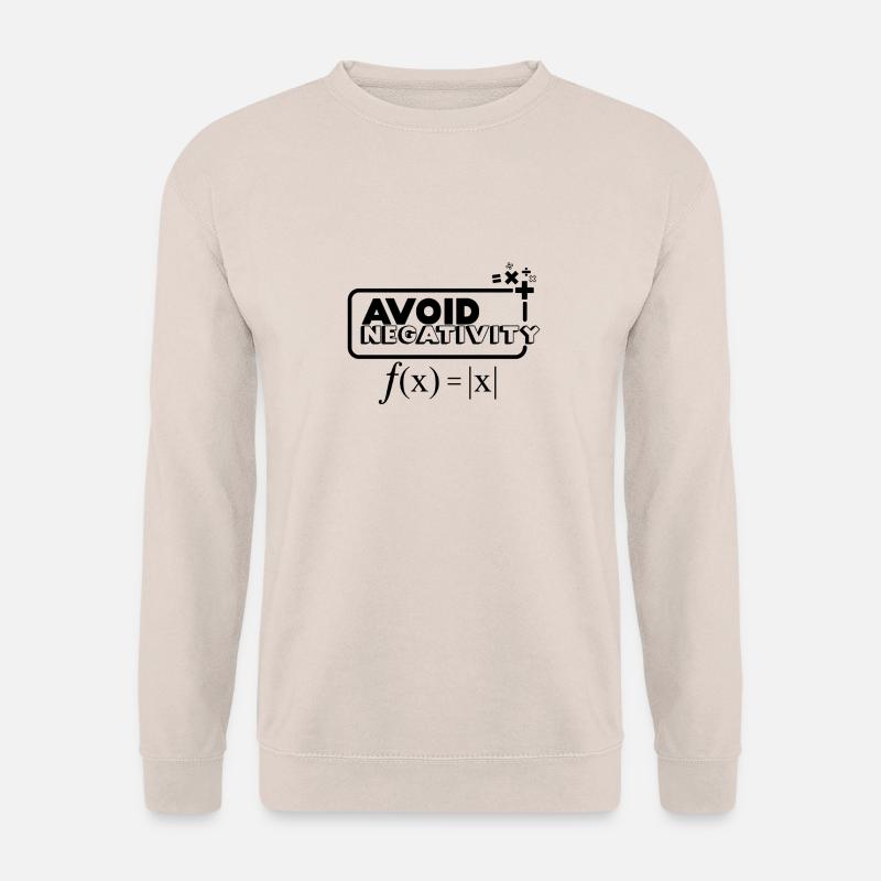 Avoid Negativity - black - Unisex Sweatshirt - sand