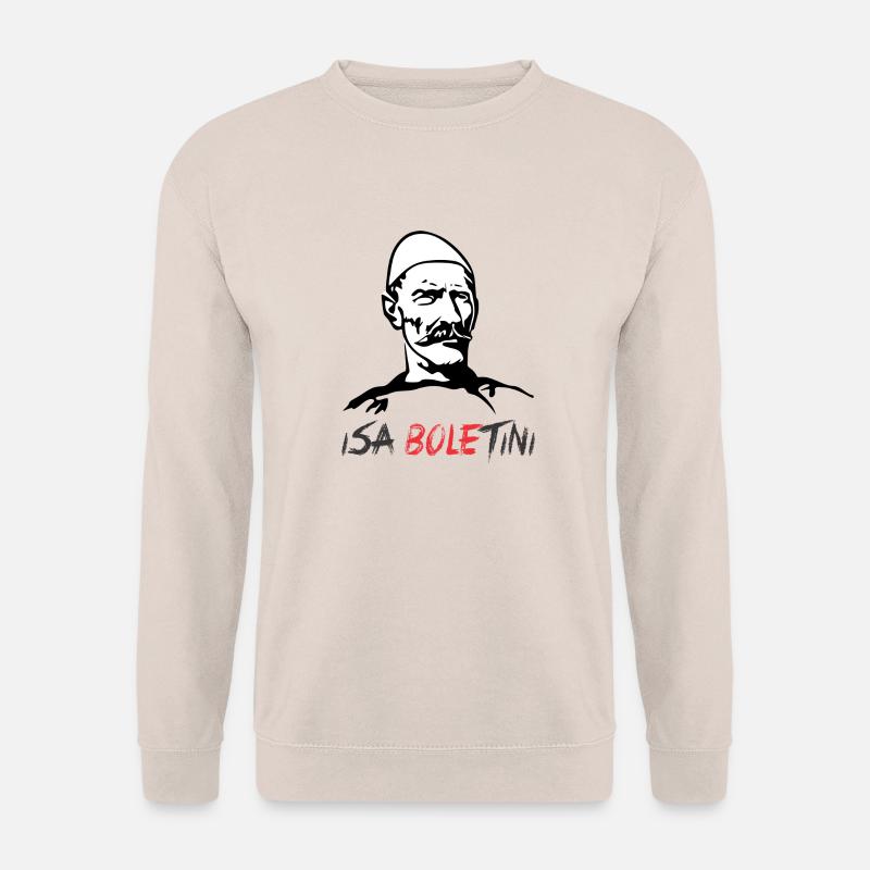 Albanischer Freiheitskämpfer Isa Boletini - Unisex Pullover - Sand