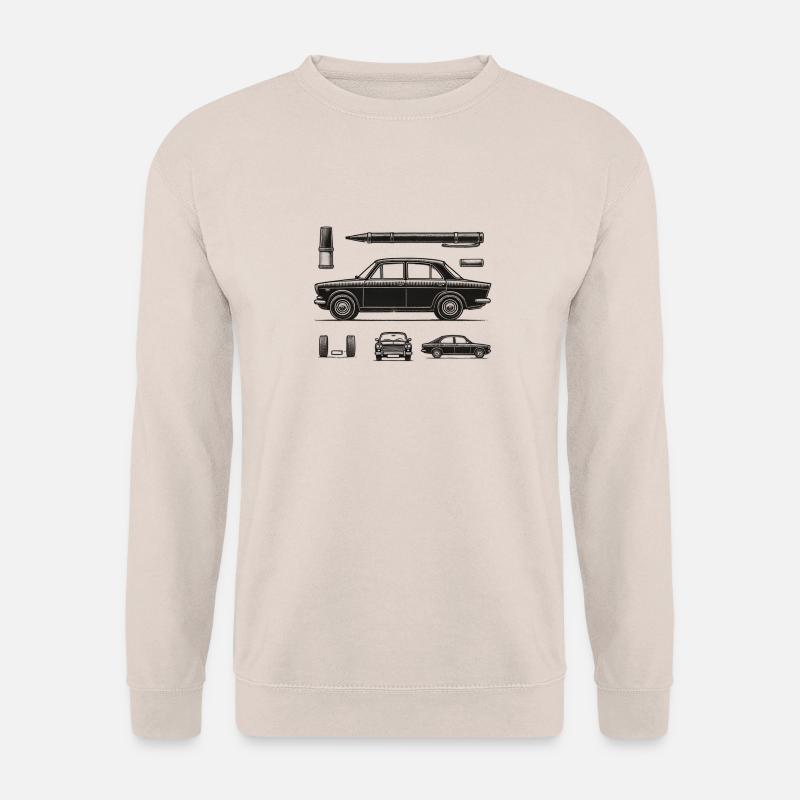 Schwarzer Oldtimer - Unisex Pullover - Sand