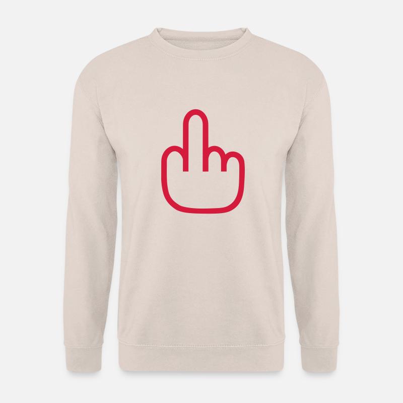 Mittelfinger - Unisex Pullover - Sand
