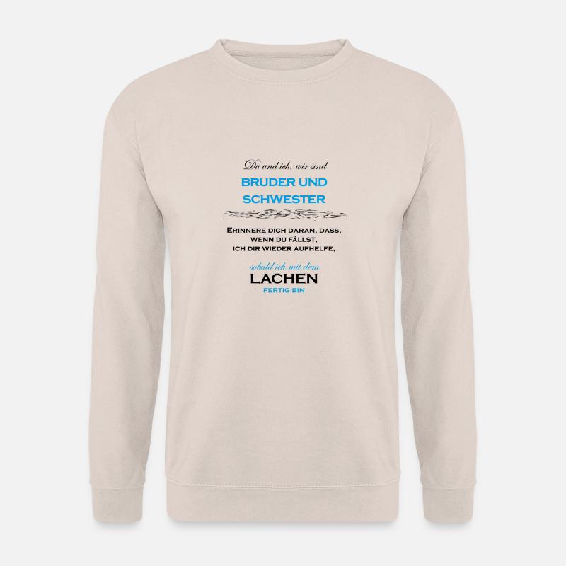 Bruder und Schwester - Unisex Pullover - Sand