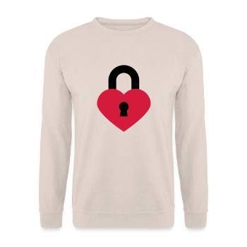 herzschloss_2c - Sweat-shirt Unisexe - sable - Devant - Alina (178cm) & Michal (187cm)