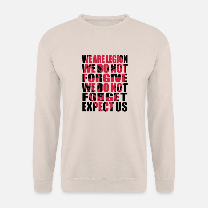 Anonymous Motto Shadow - Unisex Pullover - Sand