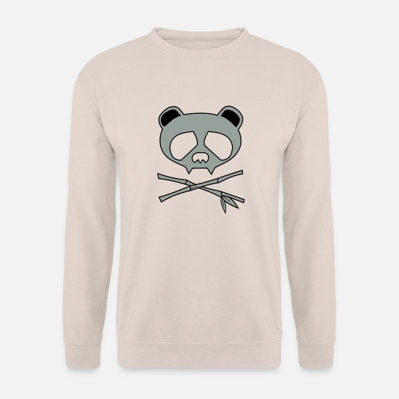 panda skull - Unisex Pullover - Sand