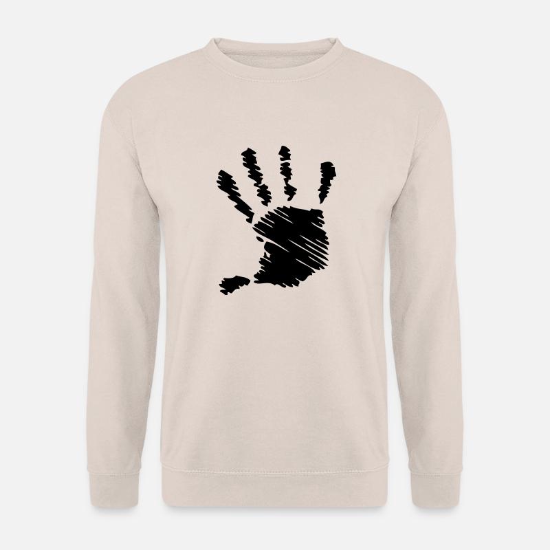 Hand right - Unisex Pullover - Sand