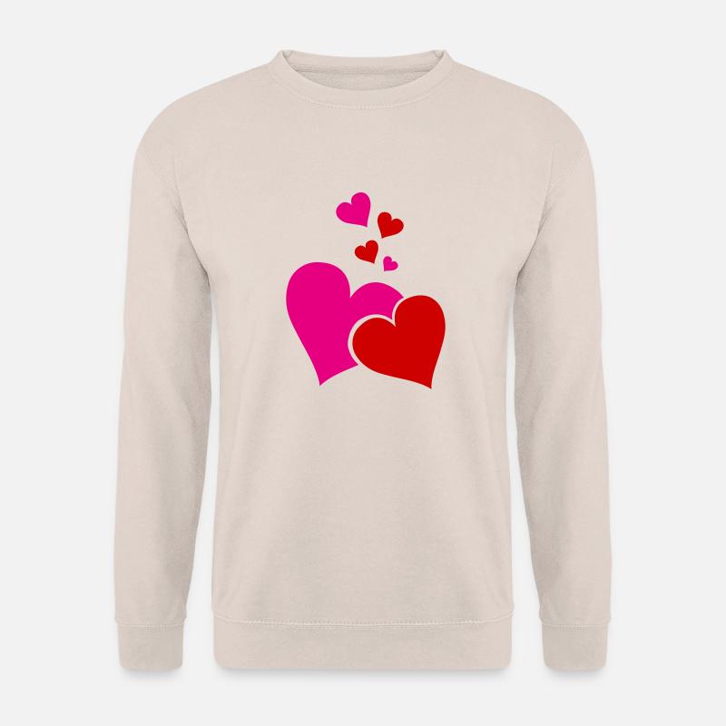 Hearts - Unisex Pullover - Sand