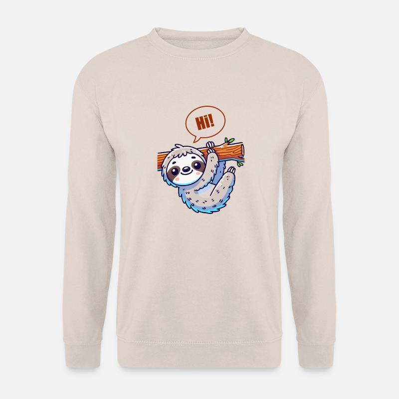 sloth comic - Unisex Sweatshirt - sand