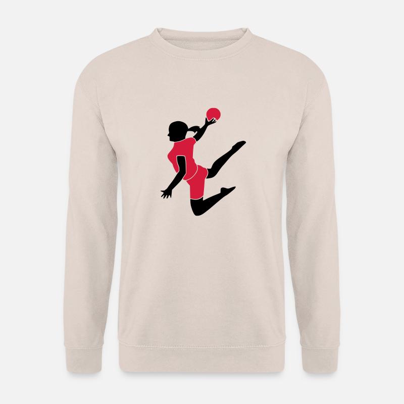 Handballerin 2farbig - Unisex Pullover - Sand