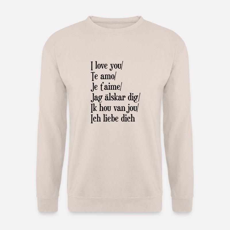I Love you - Unisex Pullover - Sand