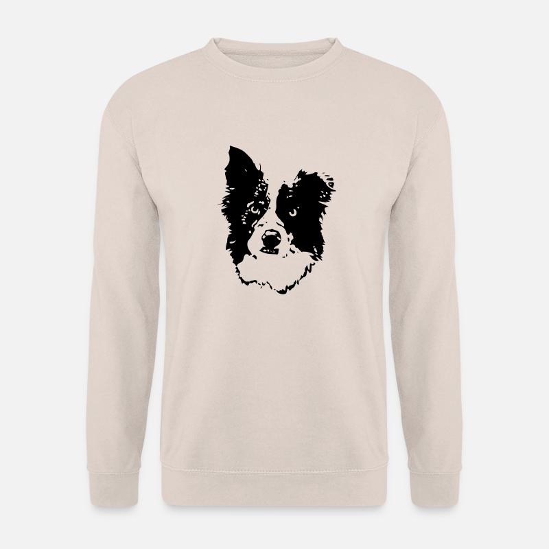 border_collie_benny_cb - Unisex Pullover - Sand