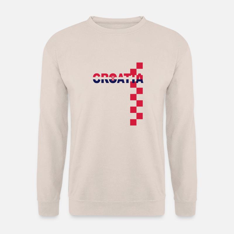 croatia sahovnica - Unisex Pullover - Sand