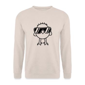 Cool Chick - Unisex Sweatshirt - sand - Front - Alina (178cm) & Michal (187cm)