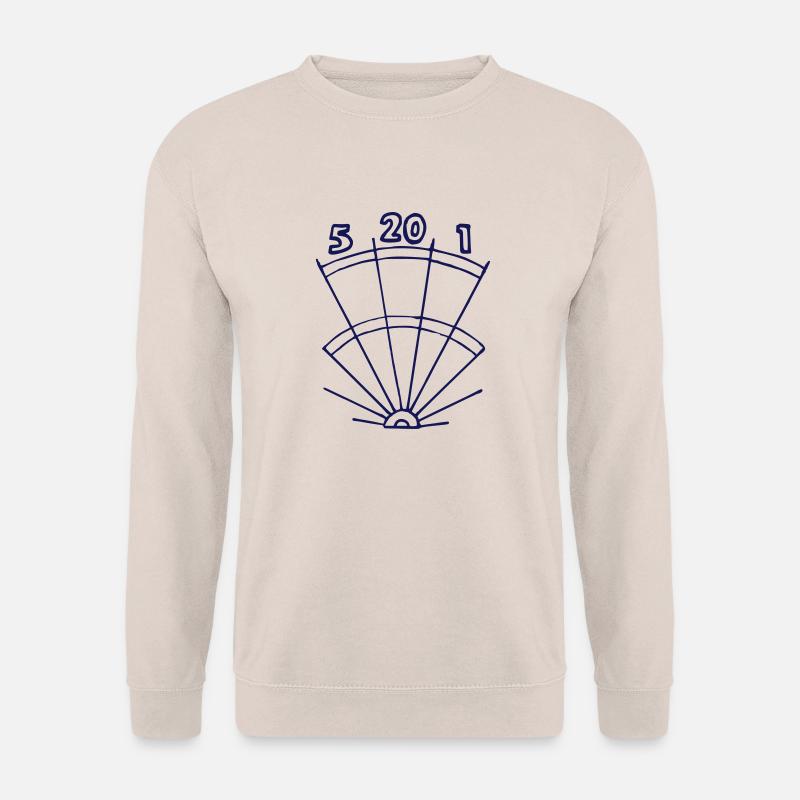Dartboard Tops (ID: 010004) - Unisex Pullover - Sand