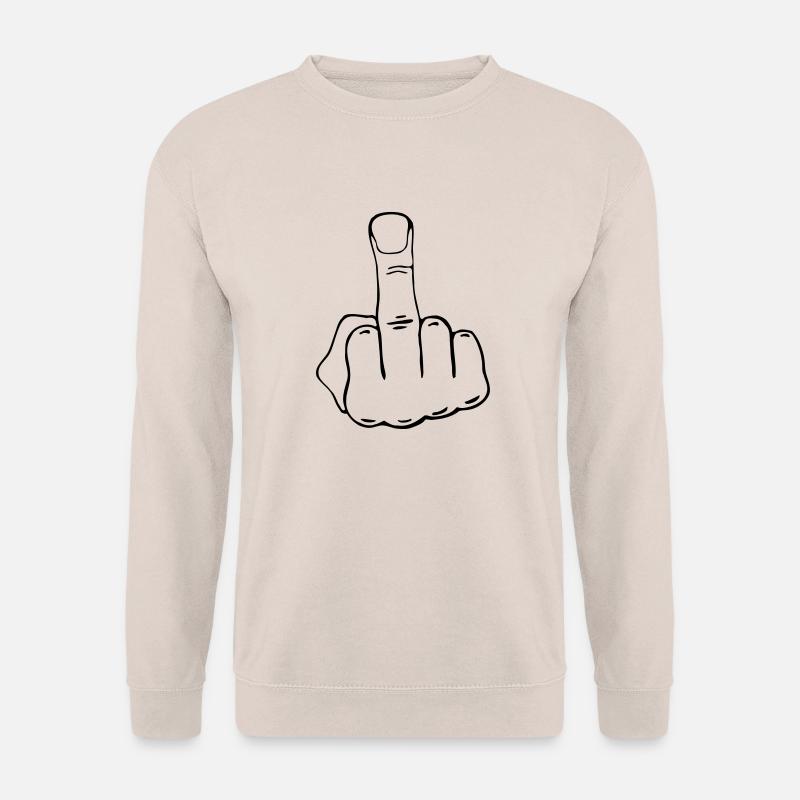 Mittelfinger - Unisex Pullover - Sand