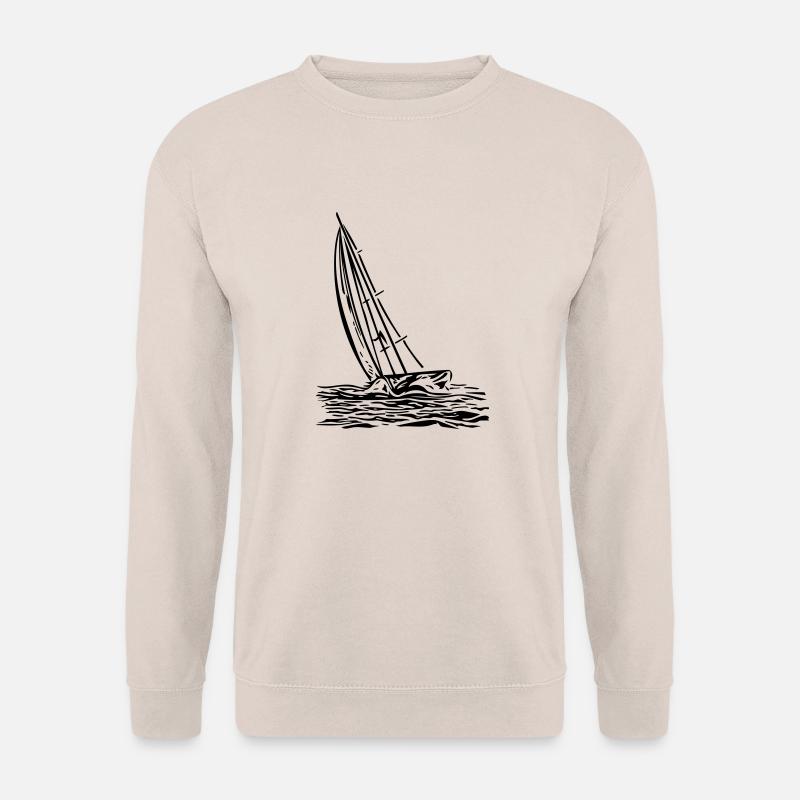 Sailboat on the wind - Unisex Sweatshirt - sand