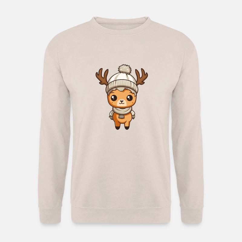 Reh Reindeer Comic - Unisex Sweatshirt - sand