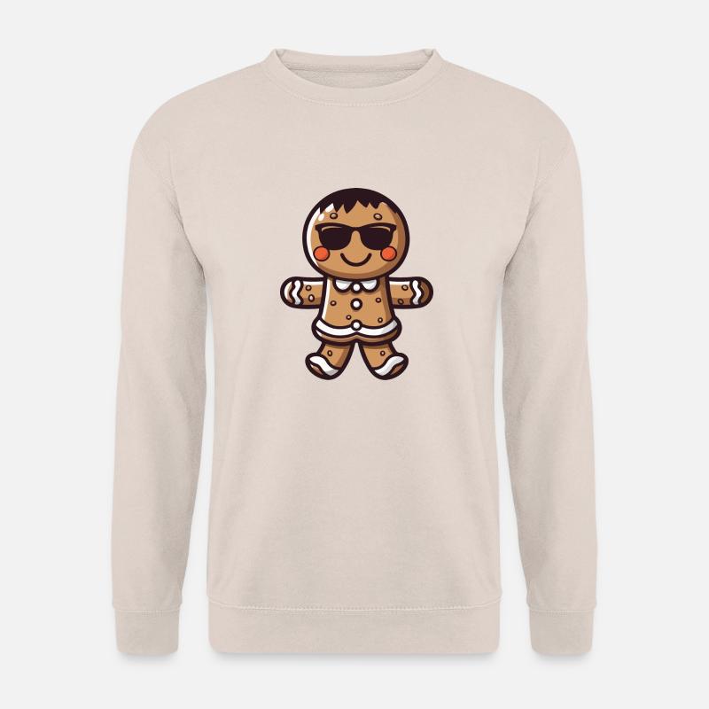 lebkuchenmann sonnenbrille - Unisex Pullover - Sand