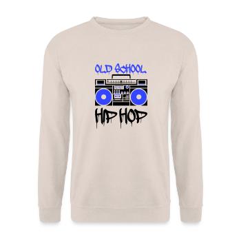 Ghetto blaster old school - Sweat-shirt Unisexe - sable - Devant - Alina (178cm) & Michal (187cm)