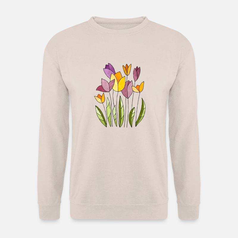 Fleur - Sweat-shirt Unisexe - sable