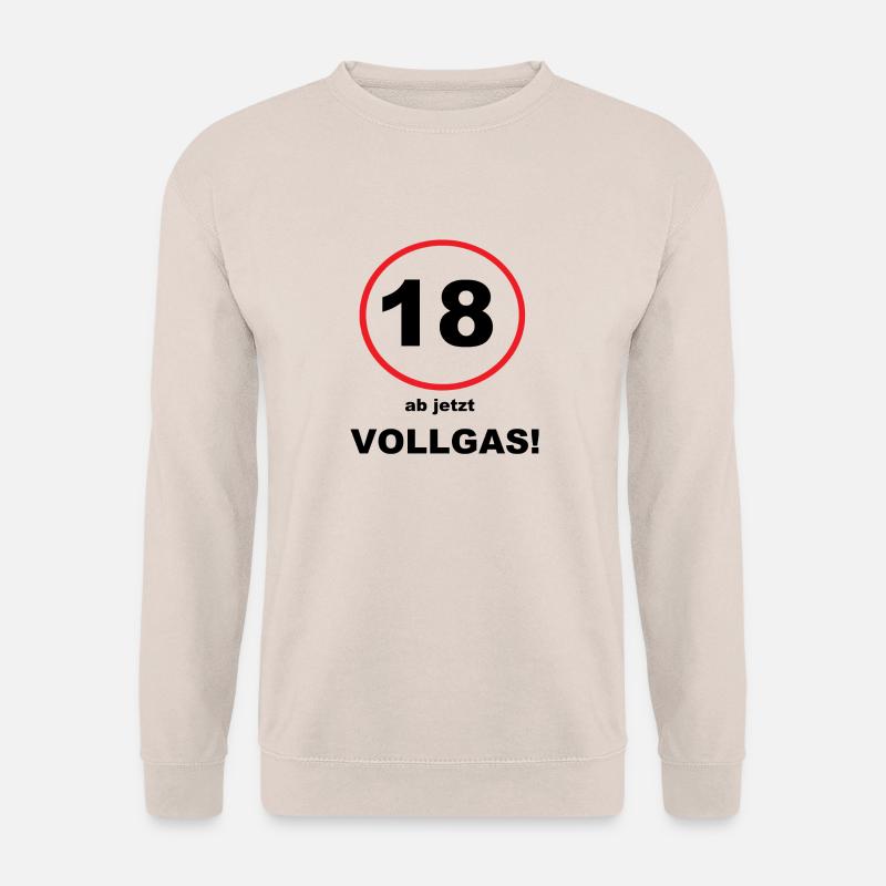 Spruch 18 - Unisex Pullover - Sand
