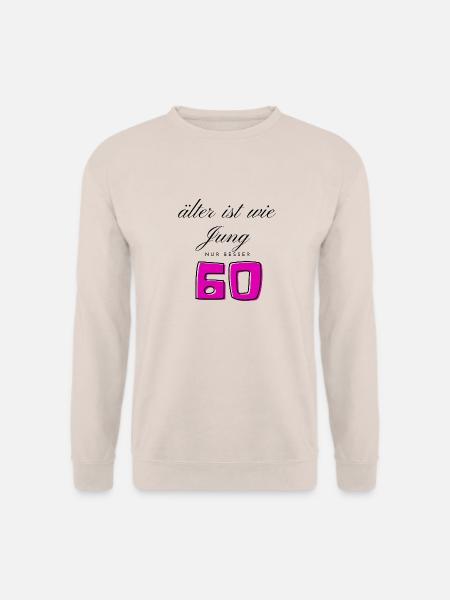 60th Birthday - Unisex Sweatshirt - sand