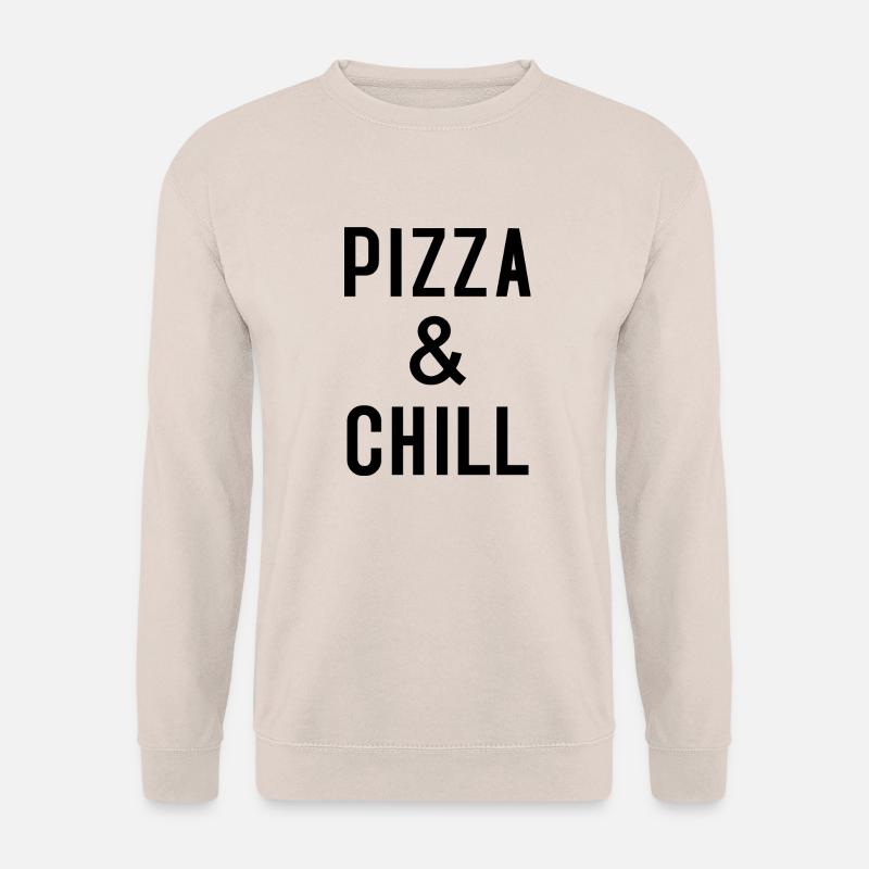 PIZZA & CHILL - Unisex Pullover - Sand