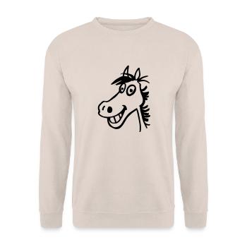 Cheval Batty - Sweat-shirt Unisexe - sable - Devant - Alina (178cm) & Michal (187cm)