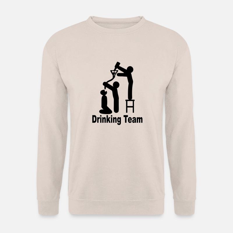 drinking team - Unisex Pullover - Sand