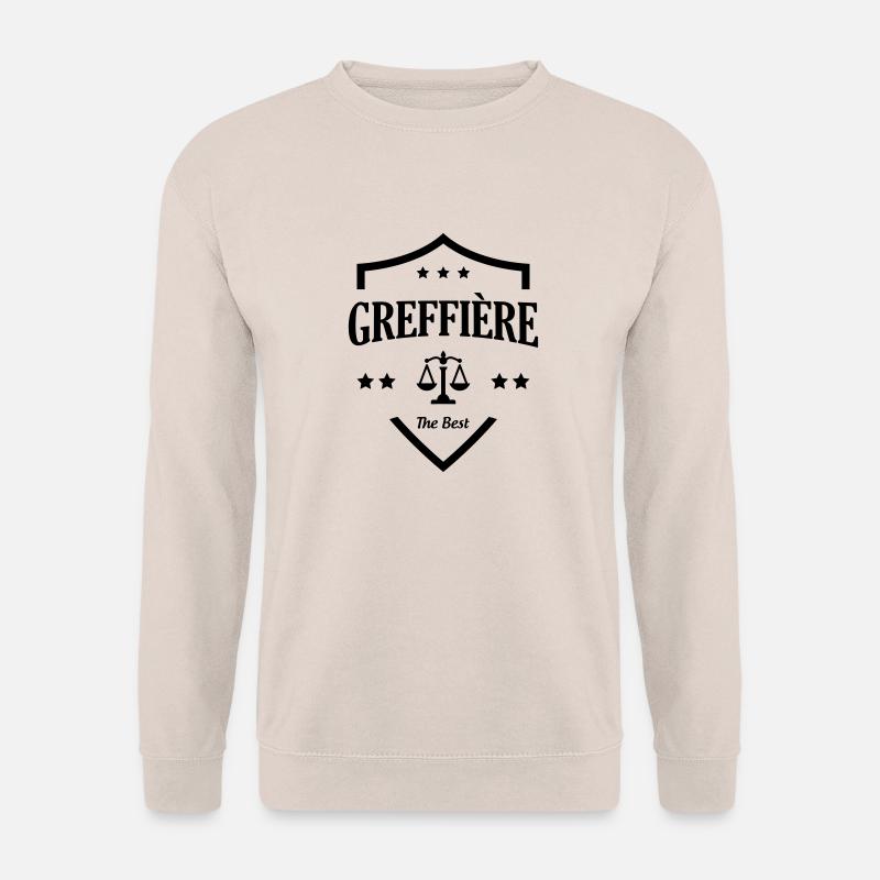 Greffier / Greffière / Loi / Tribunal / Justice - Unisex Sweatshirt - sand