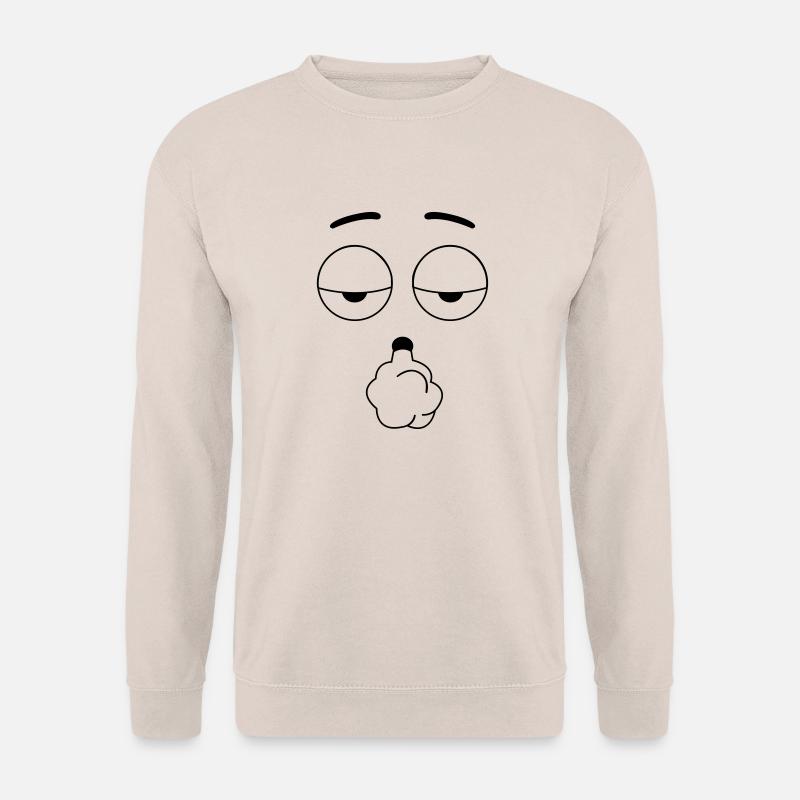 smoke_weed_001 - Unisex Pullover - Sand