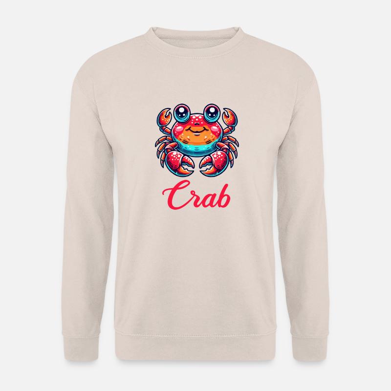 crab comic - Unisex Sweatshirt - sand