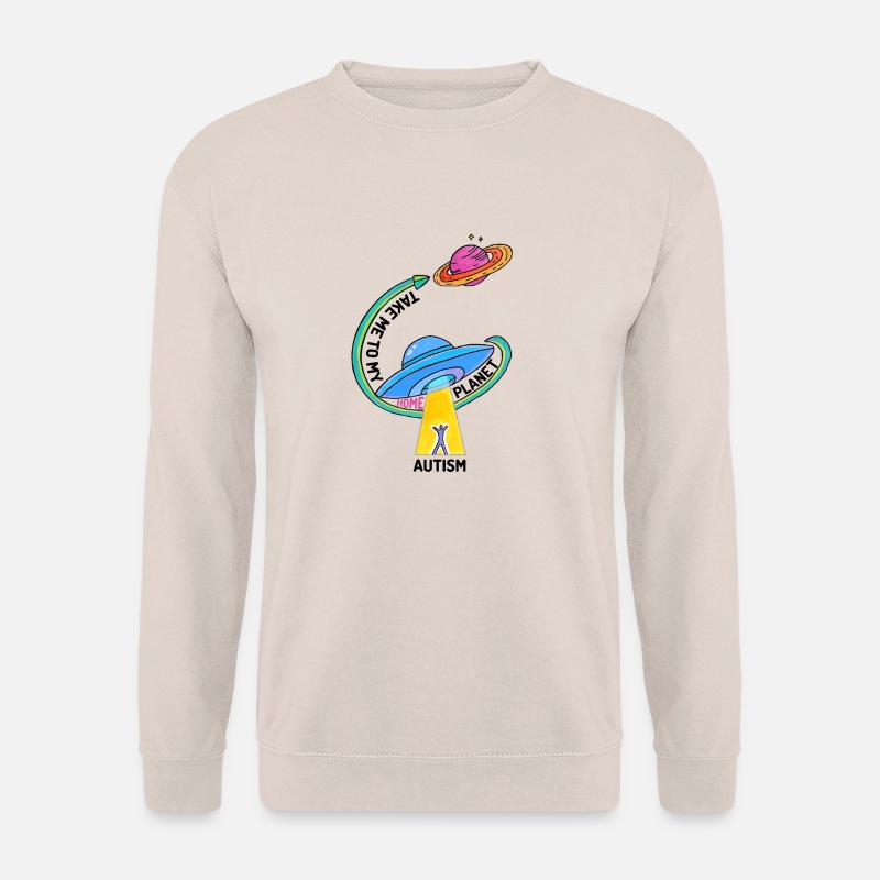 Take me to my home planet -Autism - Unisex Pullover - Sand