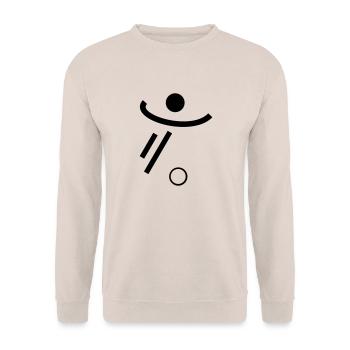 Football - Sweat-shirt Unisexe - sable - Devant - Alina (178cm) & Michal (187cm)