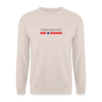 Tonsberg Norvège - Sweat-shirt Unisexe - sable - Devant - Alina (178cm) & Michal (187cm)