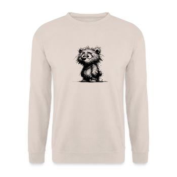 Scrubby Decksparrow Ours Enfants Croquis - Sweat-shirt Unisexe - sable - Devant - Alina (178cm) & Michal (187cm)