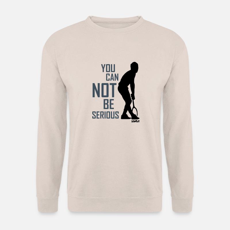 tennis mcenroe tribute - Unisex Pullover - Sand