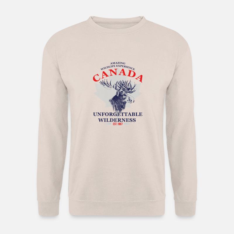 CANADA - MOOSE - Unisex Pullover - Sand