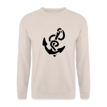 Anker - Unisex Pullover - Sand - Vorne - Alina (178cm) & Michal (187cm)