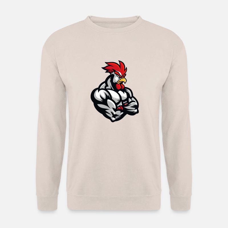 Rooster Comic - Unisex Sweatshirt - sand