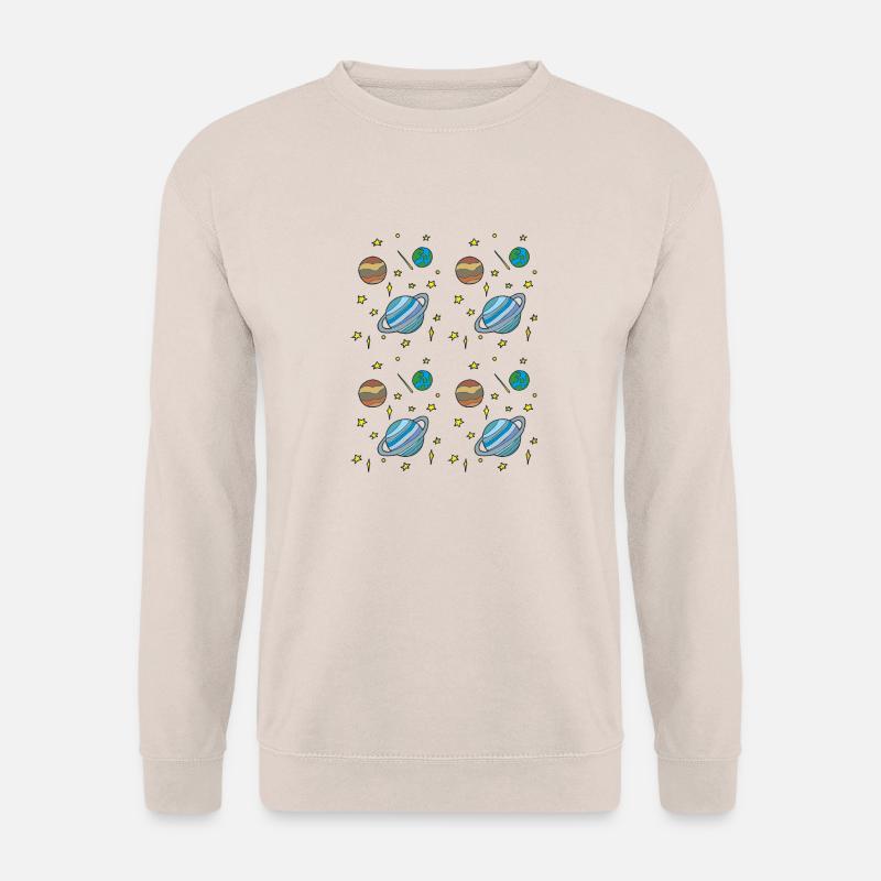 PLANETARY PATTERN - Unisex Sweatshirt - sand