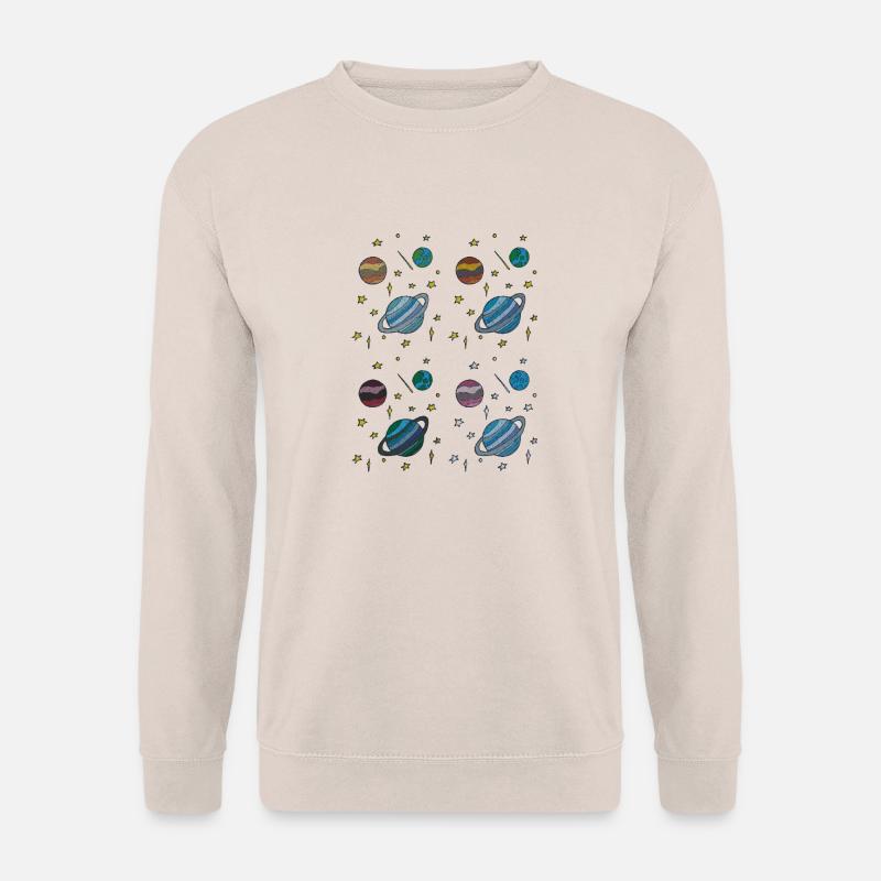 planeten gewebe - Unisex Pullover - Sand