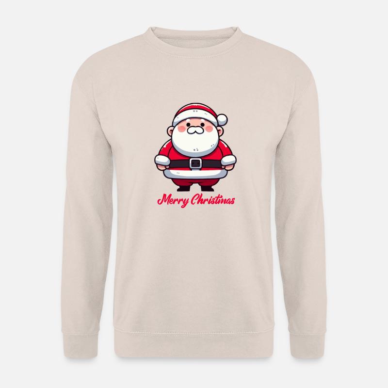 Weihnachtsmann Cartoon - Unisex Pullover - Sand