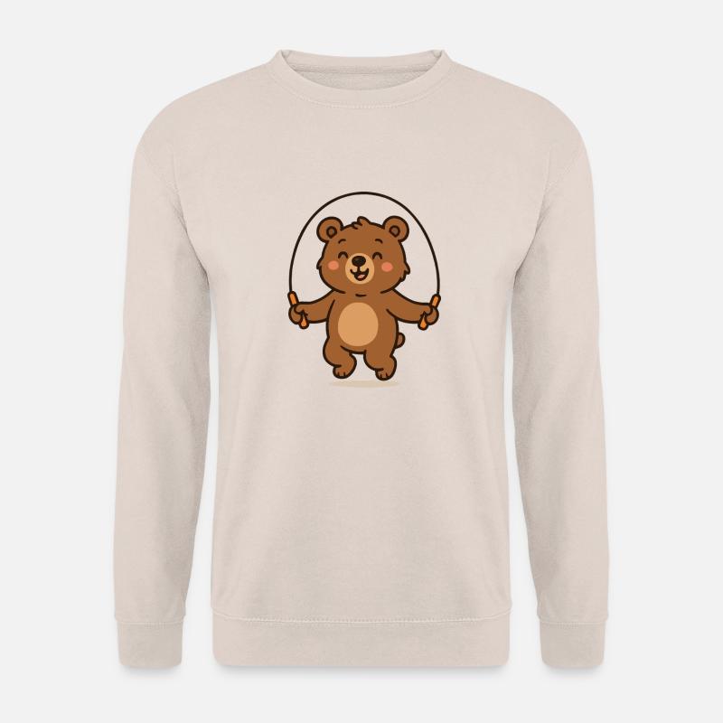 baer seilspringen - Unisex Pullover - Sand