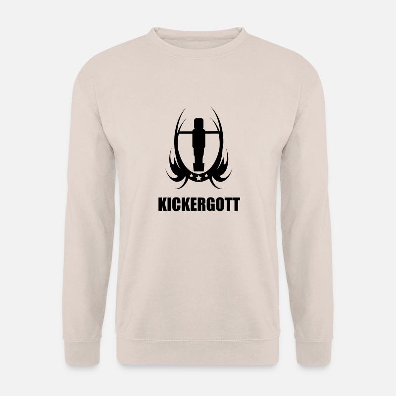 Tischfussball kickergott - Unisex Pullover - Sand