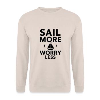 Plus de navigation, moins de soucis - Sweat-shirt Unisexe - sable - Devant - Alina (178cm) & Michal (187cm)