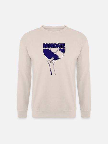 Schallplatte Blau - Unisex Pullover - Sand