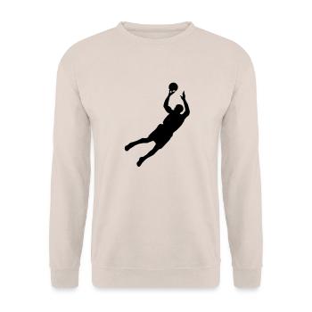 Men basketball - Sweat-shirt Unisexe - sable - Devant - Alina (178cm) & Michal (187cm)
