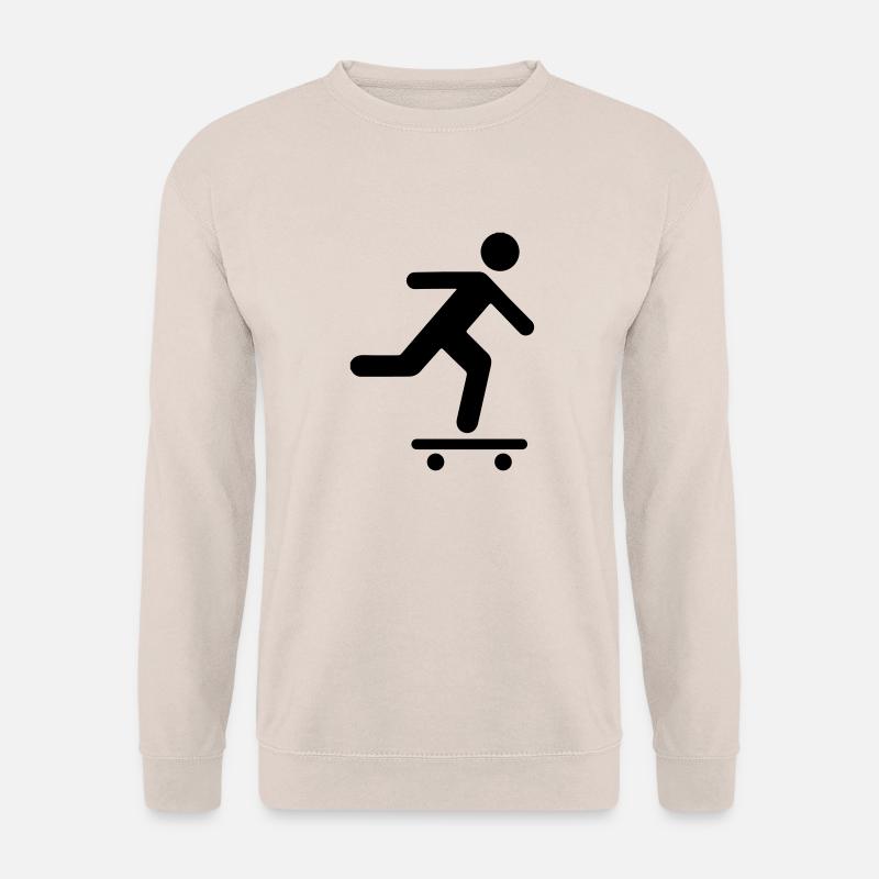 Skateboarder Icon - Unisex Sweatshirt - sand