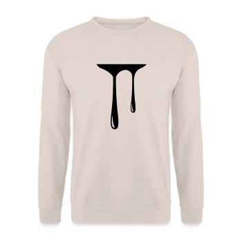 drips_2 - Unisex Sweatshirt - sand - Front - Alina (178cm) & Michal (187cm)