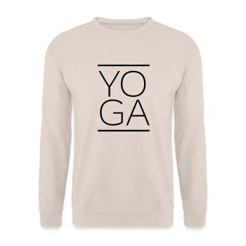 Yoga - Unisex Pullover - Sand - Vorne - Alina (178cm) & Michal (187cm)
